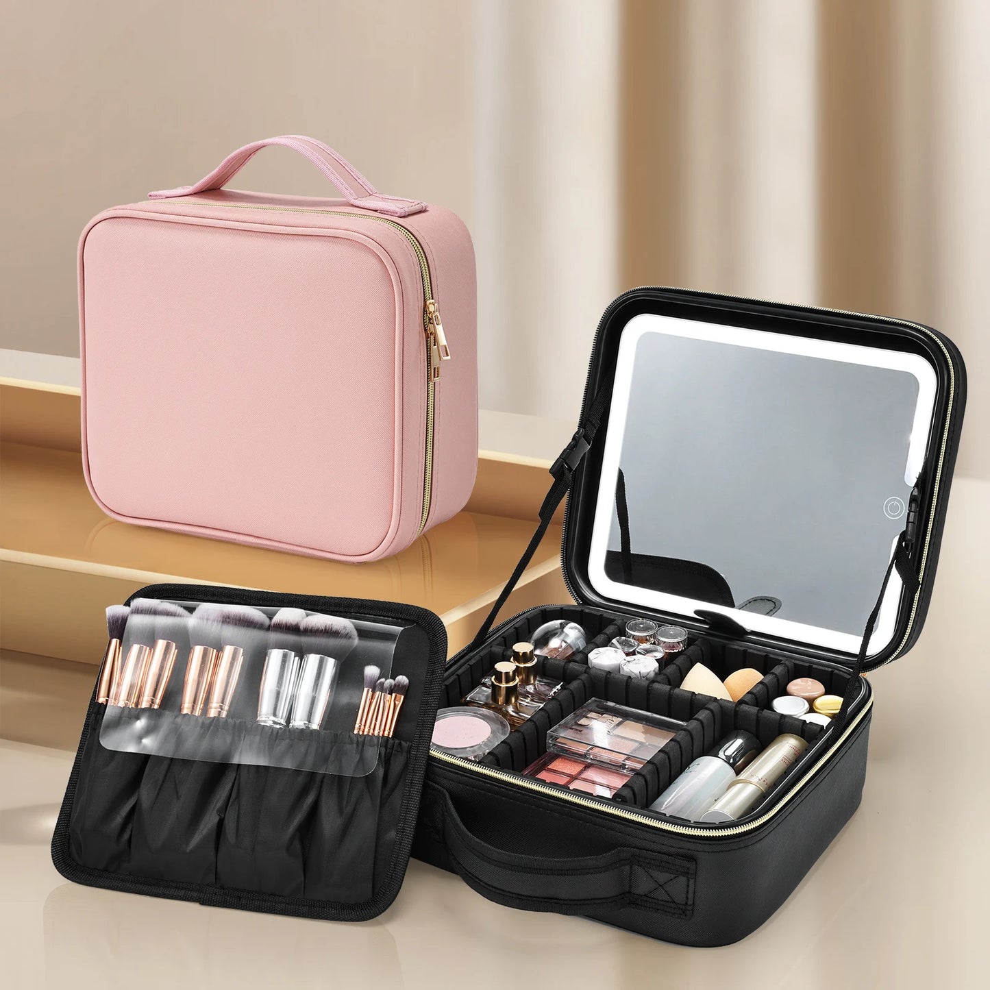 Makeup Tasche mit LED-Spiegel™